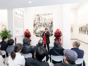 陈亚非水墨人物展今天在浙江鄞州书画院开展